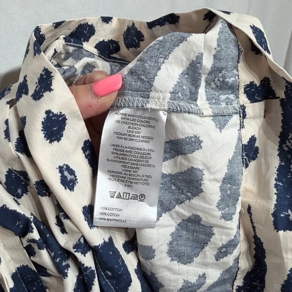 Anthropologie The Somerset Maxi Dress Long-Sleeve Poplin Edition Small Petite - Picture 11 of 11